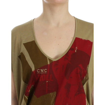 Costume National Green print shortsleeve t-shirt Costume National