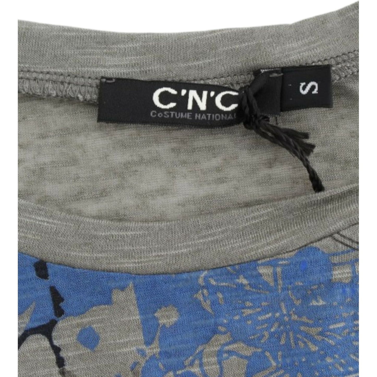 Costume National Gray print sleeveless t-shirt Costume National