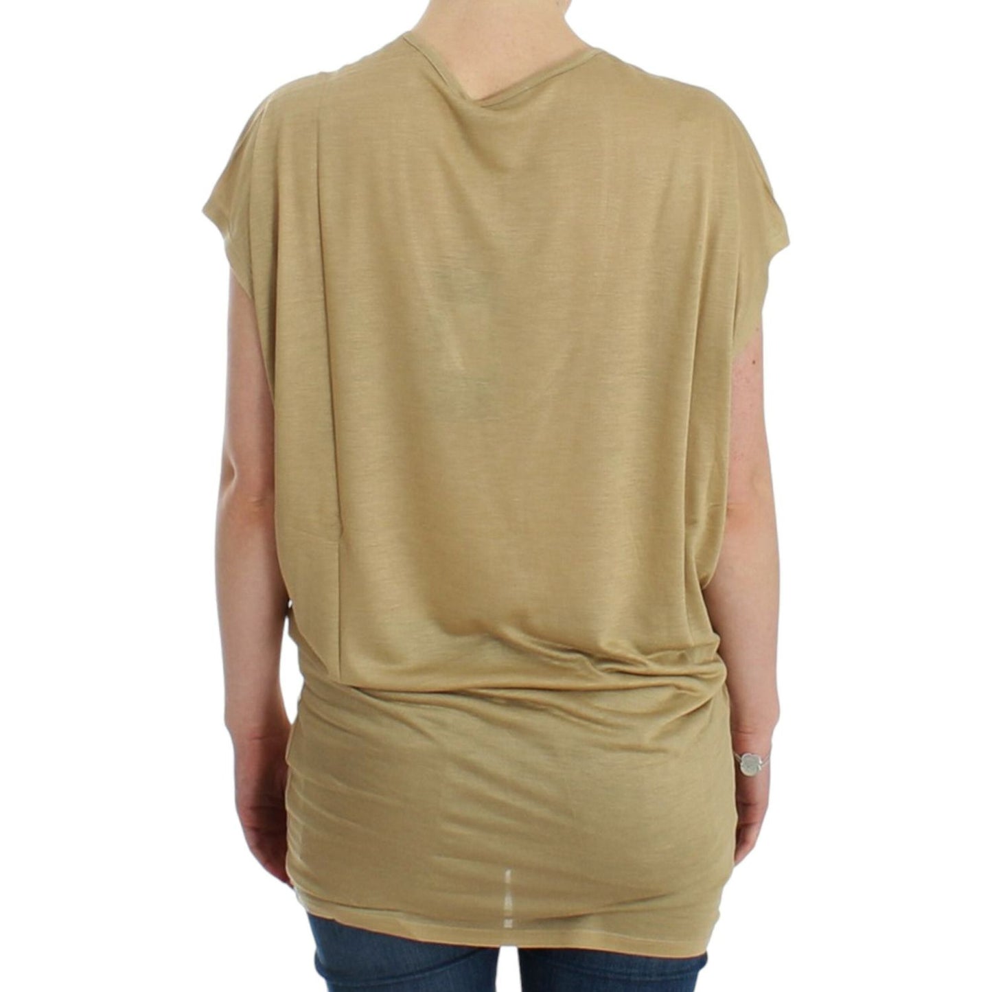 Costume National Beige motive print t-shirt Costume National