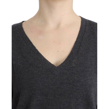 Costume National Gray short sleeved sweater Costume National