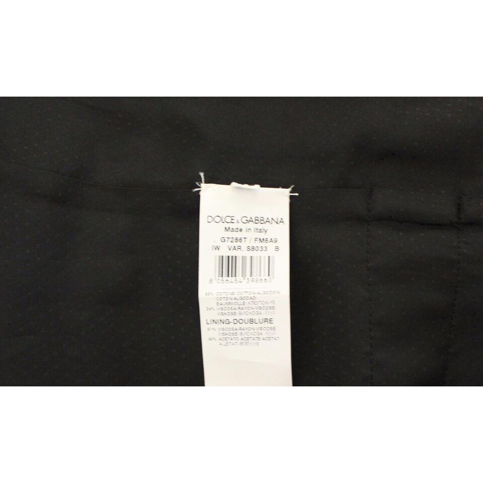 Dolce & Gabbana Brown Cotton Blend Dress Vest Gilet Dolce & Gabbana