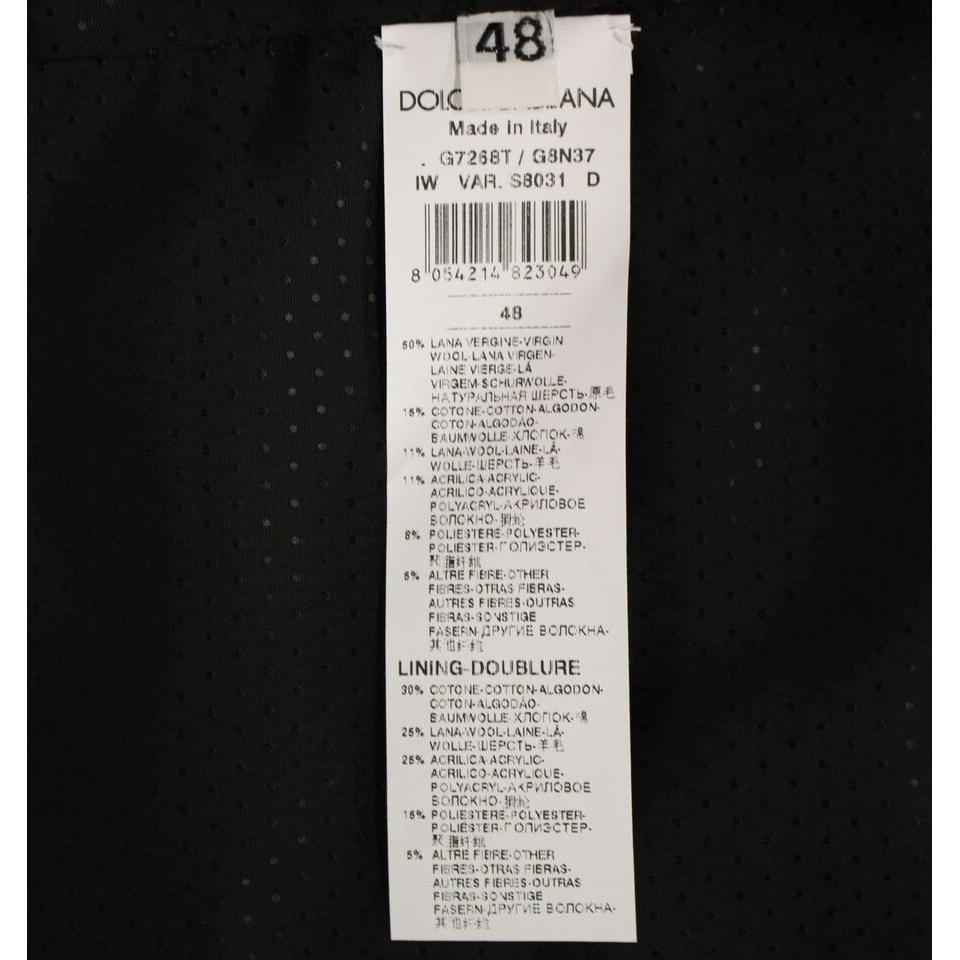 Dolce & Gabbana Gray Wool Blend Vest Gilet Weste Dolce & Gabbana