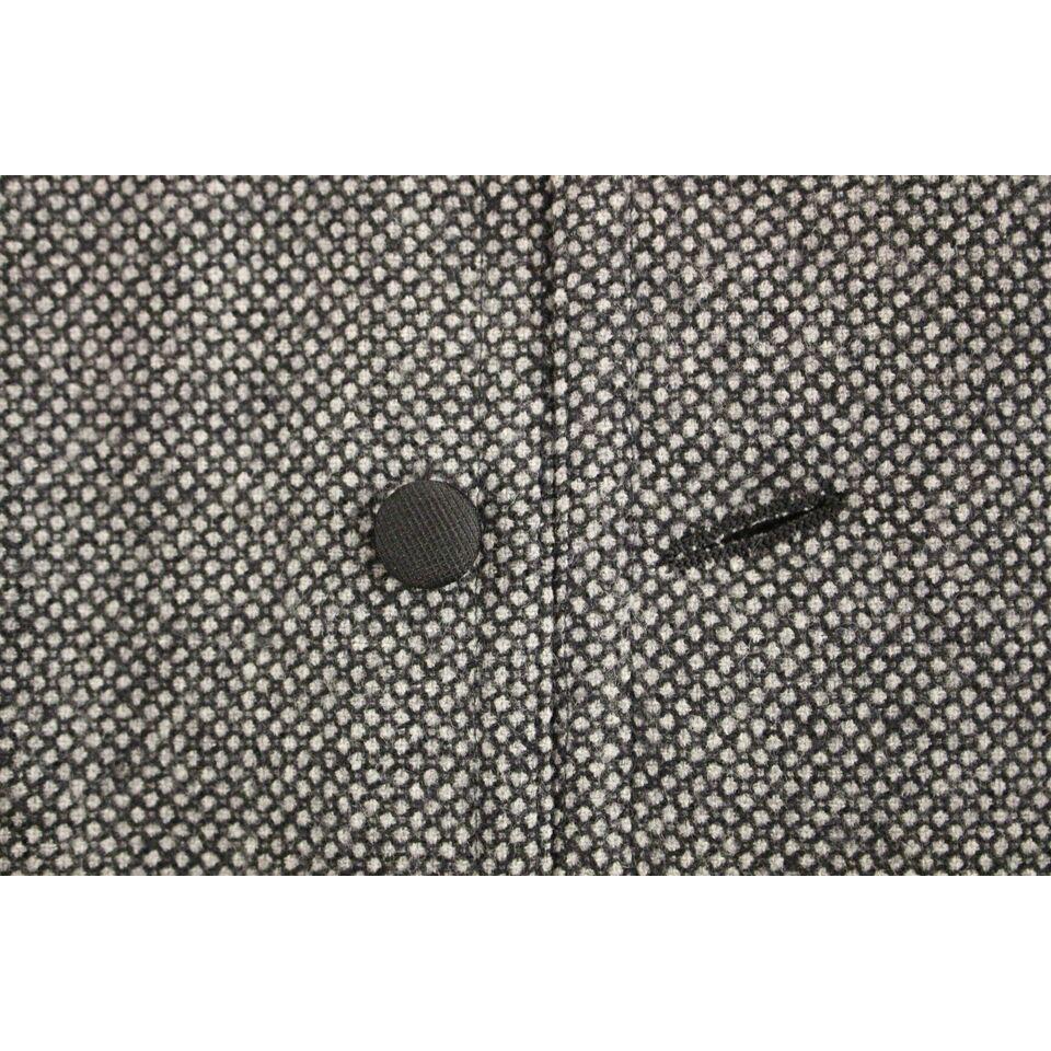 Dolce & Gabbana Gray Cotton Blend Logo Vest Gilet Weste Dolce & Gabbana