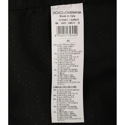 Dolce & Gabbana Gray Wool Blend Logo Vest Gilet Weste Dolce & Gabbana