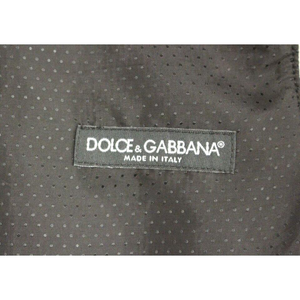 Dolce & Gabbana Gray Wool Blend Logo Vest Gilet Weste Dolce & Gabbana