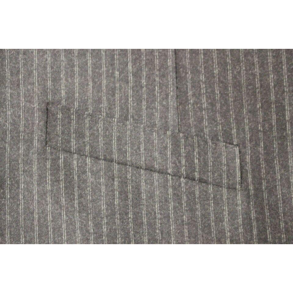 Dolce & Gabbana Gray Striped Wool Single Breasted Vest 1728,67345645728,Clothing,Dolce & Gabbana,Gray,IT48 | M,Material: 100% Wool,Men,Men - Clothing,New with tags,Suits & Blazers - Clothing,Vests - Men - Clothing,Waistcoats - Suits & Blazers - Clothing