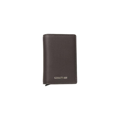 Cerruti 1881 Brown Calfskin Men Wallet Cerruti 1881