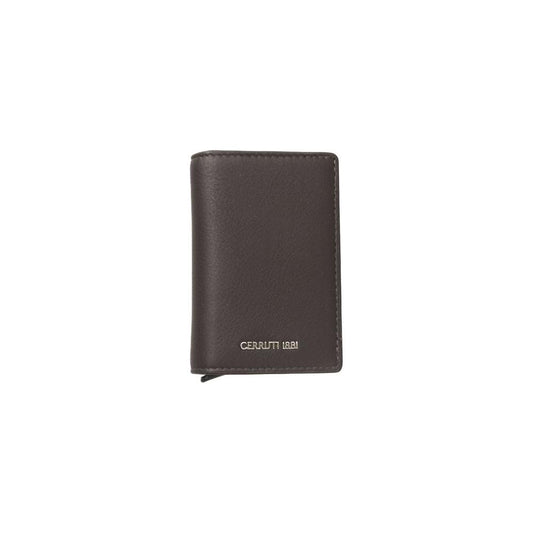 Cerruti 1881 Brown Calfskin Men Wallet Cerruti 1881
