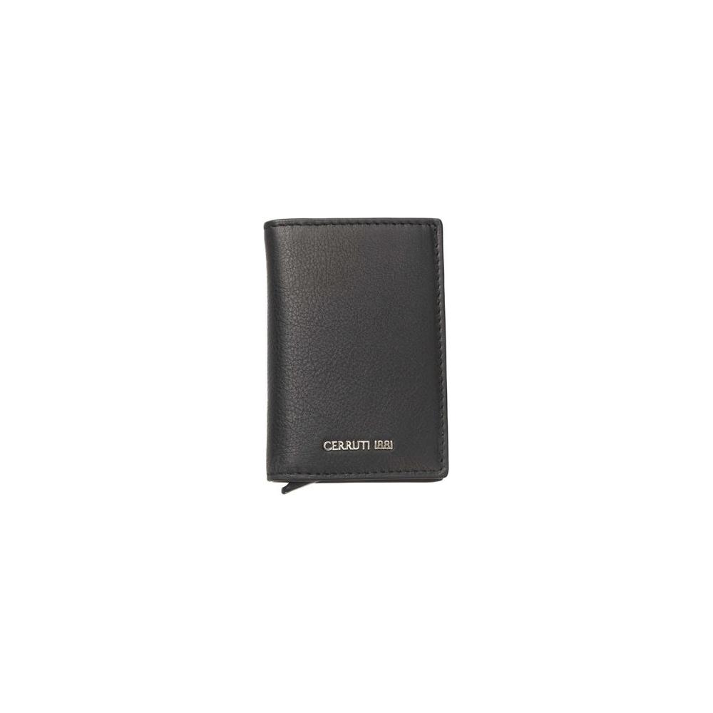 Cerruti 1881 Black Calfskin Men's Wallet Cerruti 1881