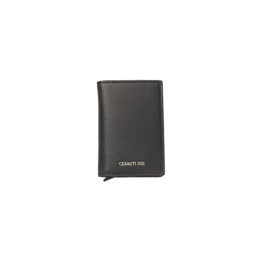 Cerruti 1881 Black Calfskin Men's Wallet Cerruti 1881