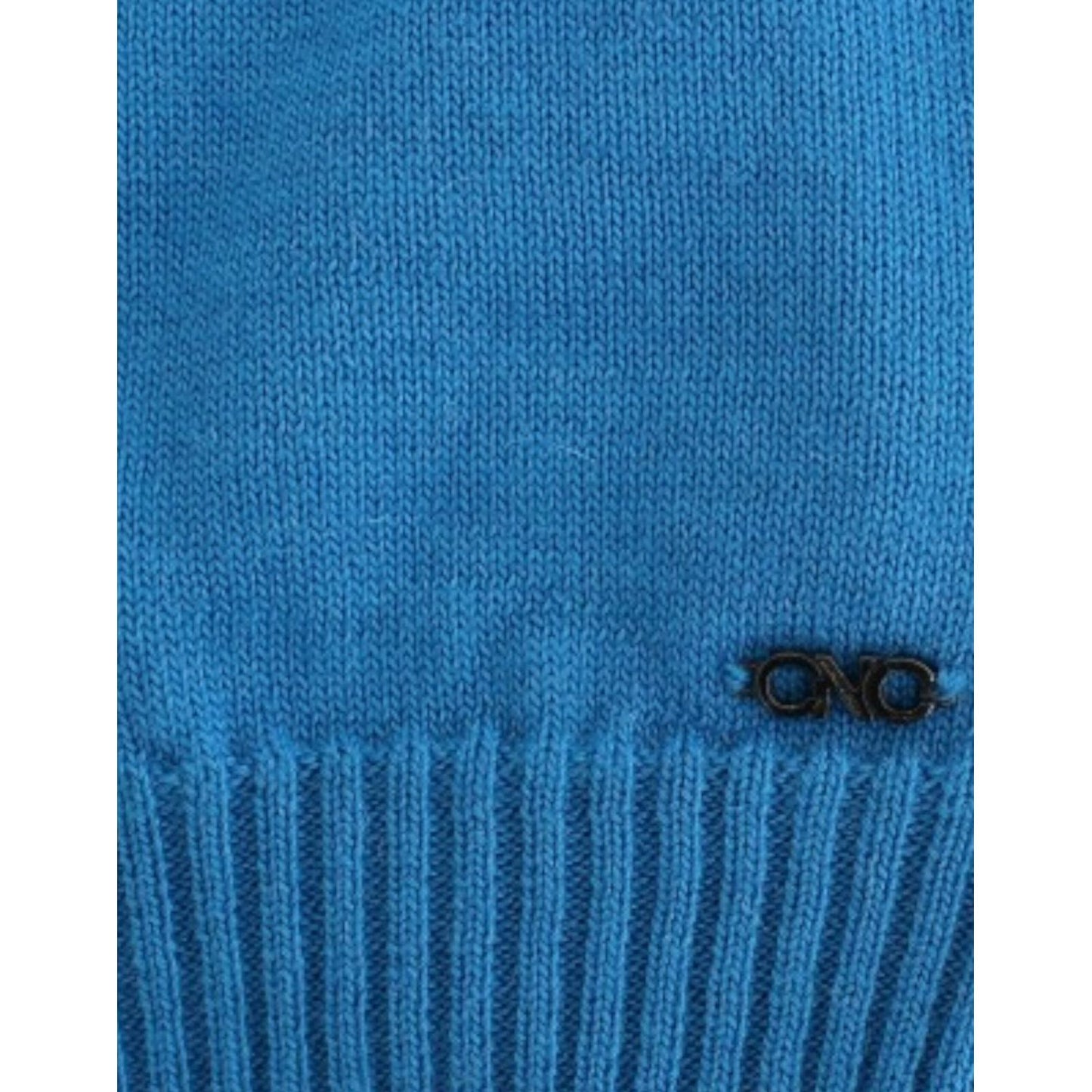 Costume National Blue scoopneck sweater