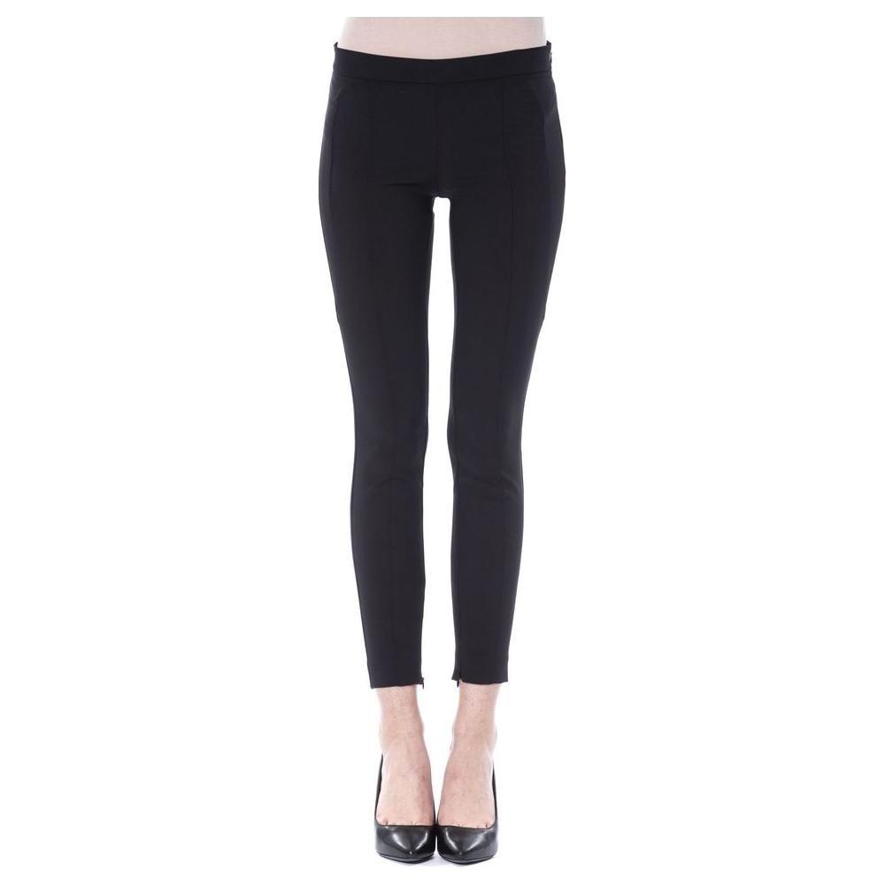BYBLOS Black Polyester Women's Skinny Pant 1728,67345744032,Black,BYBLOS,Clothing,IT38 | XS,IT40|S,Jeans & Pants - Women - Clothing,New with tags,Pants - Clothing,Skinny Pants - Pants - Clothing,Women,Women - Clothing