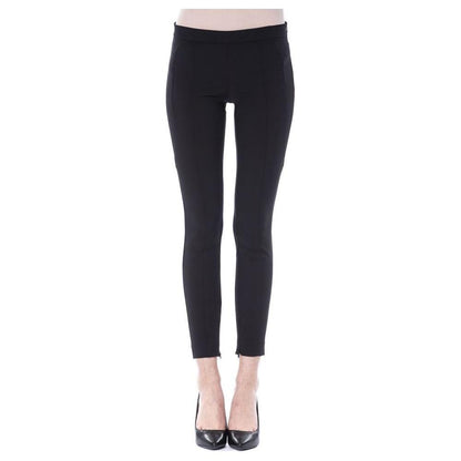 BYBLOS Black Polyester Women's Skinny Pant 1728,67345744032,Black,BYBLOS,Clothing,IT38 | XS,IT40|S,Jeans & Pants - Women - Clothing,New with tags,Pants - Clothing,Skinny Pants - Pants - Clothing,Women,Women - Clothing