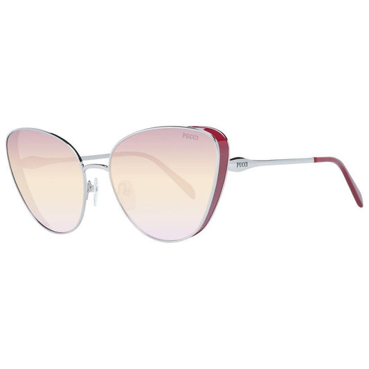 Emilio Pucci Silver Metal Sunglasses