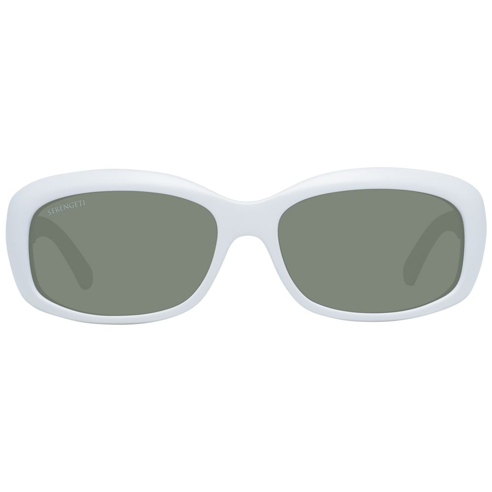 Serengeti White Nylon Sunglasses