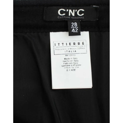 Costume National Gray checkered mini skirt Costume National