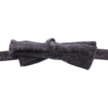 Dolce & Gabbana Gray Black Wool Bow Tie 1728,40% Wool,67345645728,Accessories,Bowties - Ties and Formal Accessories - Accessories,Dolce & Gabbana,Gray,Material: 60% Silk,Men,Men - Accessories,New with tags,Ties & Bowties - Men - Accessories,Ties and Forma