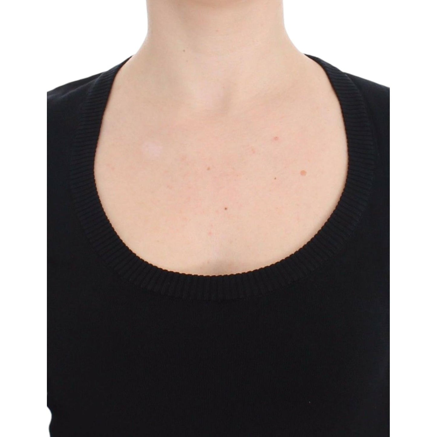 Dolce & Gabbana Black Cashmere Crewneck Sweater Pullover