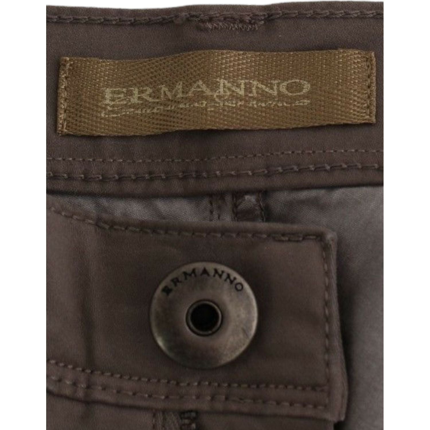 Ermanno Scervino Taupe Beige Slim Jeans Denim Pants Skinny