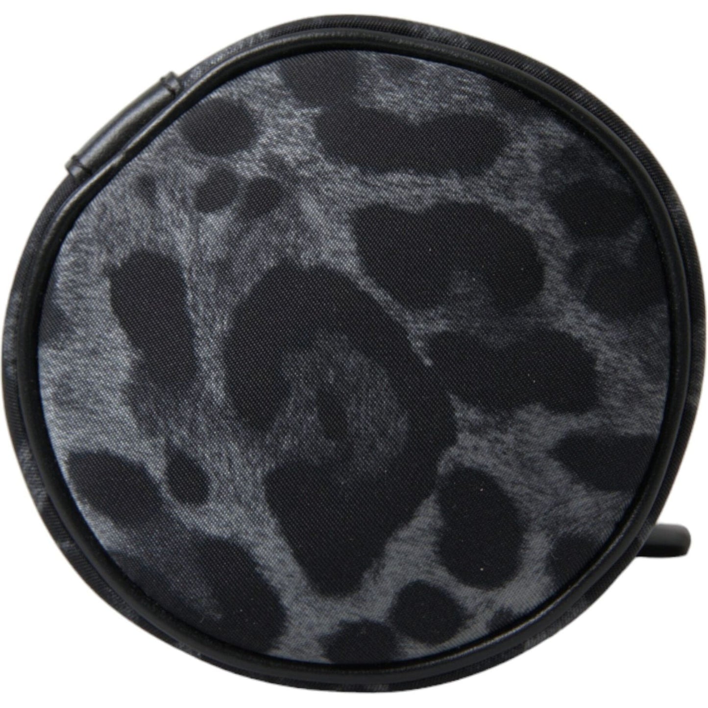Dolce & Gabbana Black Leopard Round Slim Tote Bottle Cage Bag Dolce & Gabbana