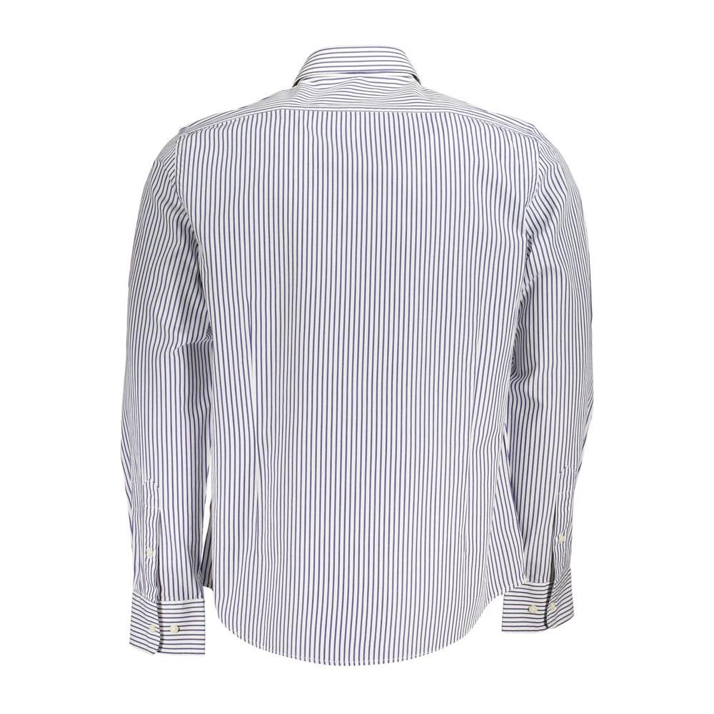 La Martina Elegant Long-Sleeved Striped Shirt for Men LAMA-27119-L-FBB-134