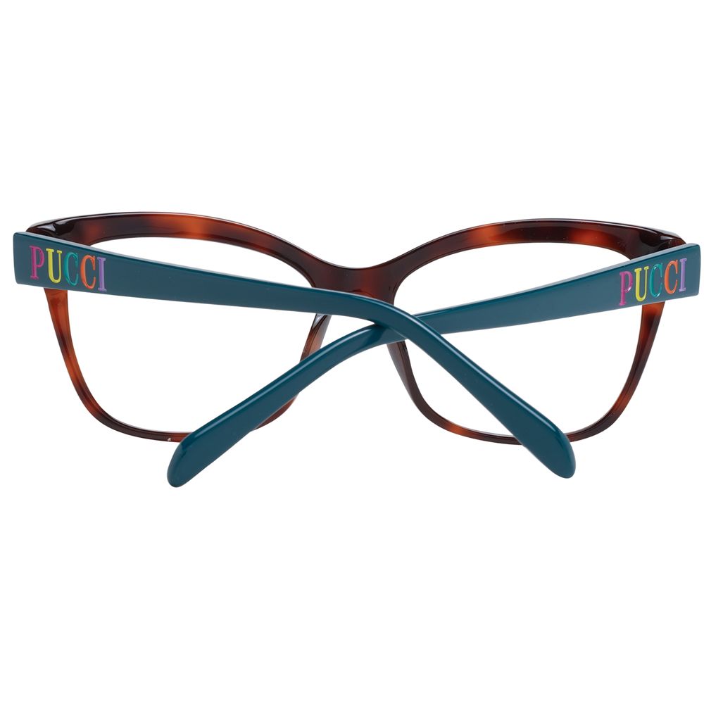 Emilio Pucci Brown Plastic Glasses (Frames) 1728,67345776800,Accessories,Brown,Emilio Pucci,Glasses (Frames) - Glasses and Sunglasses - Accessories,Glasses and Sunglasses - Accessories,New with tags,Sunglasses for Women - Sunglasses,Women