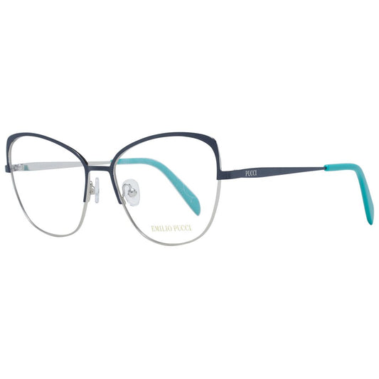 Emilio Pucci Blue Metal Glasses (Frames)1728,67345776800,Accessories,Blue,Emilio Pucci,Glasses (Frames) - Glasses and Sunglasses - Accessories,Glasses and Sunglasses - Accessories,New with tags,Sunglasses for Women - Sunglasses,Women