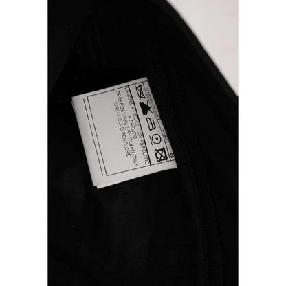 Ermanno Scervino Black Cotton Slim Fit Casual Pants