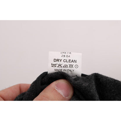 Ermanno Scervino Gray Virgin Wool Skinny Casual Pants