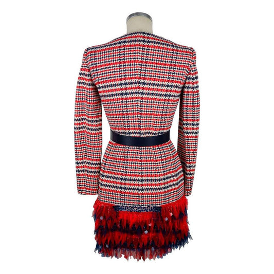 Elisabetta Franchi Red Cotton Women Dress EL-8348-IT38|XS