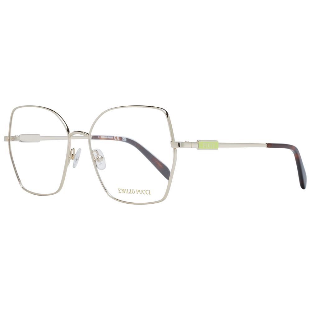 Emilio Pucci Gold Metal Glasses (Frames) 1728,67345776800,Accessories,Emilio Pucci,Glasses (Frames) - Glasses and Sunglasses - Accessories,Glasses and Sunglasses - Accessories,Gold,New with tags,Sunglasses for Women - Sunglasses,Women
