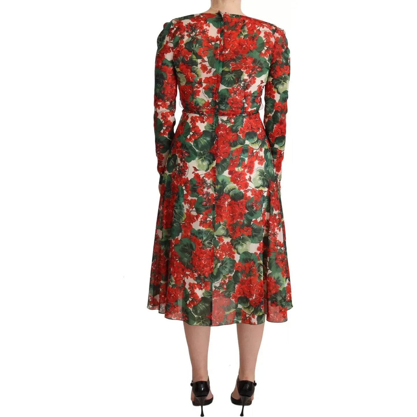 Dolce & Gabbana Multicolor Portofino-Print Shift Dress DR28281-40