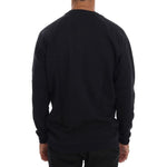 Daniele Alessandrini Blue Crewneck Cotton Sweater TSH1351#2-5