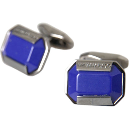 Dolce & Gabbana Silver Plated Brass Pin Crystal Cufflinks 1728,67345645728,Accessories,Category - Jewellery,Cufflings - Ties and Formal Accessories - Accessories,Cufflinks - Men - Jewelry,Dolce & Gabbana,Glass,Jewellery - Accessories,Jewelry,Materials: Br