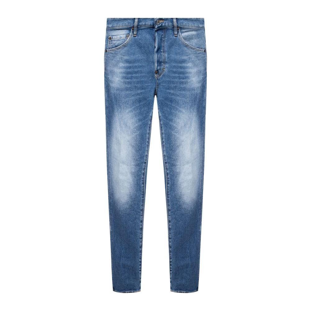 Dsquared² Blue Cotton Men's Distressed Jean DS-4215-IT54 | XXL