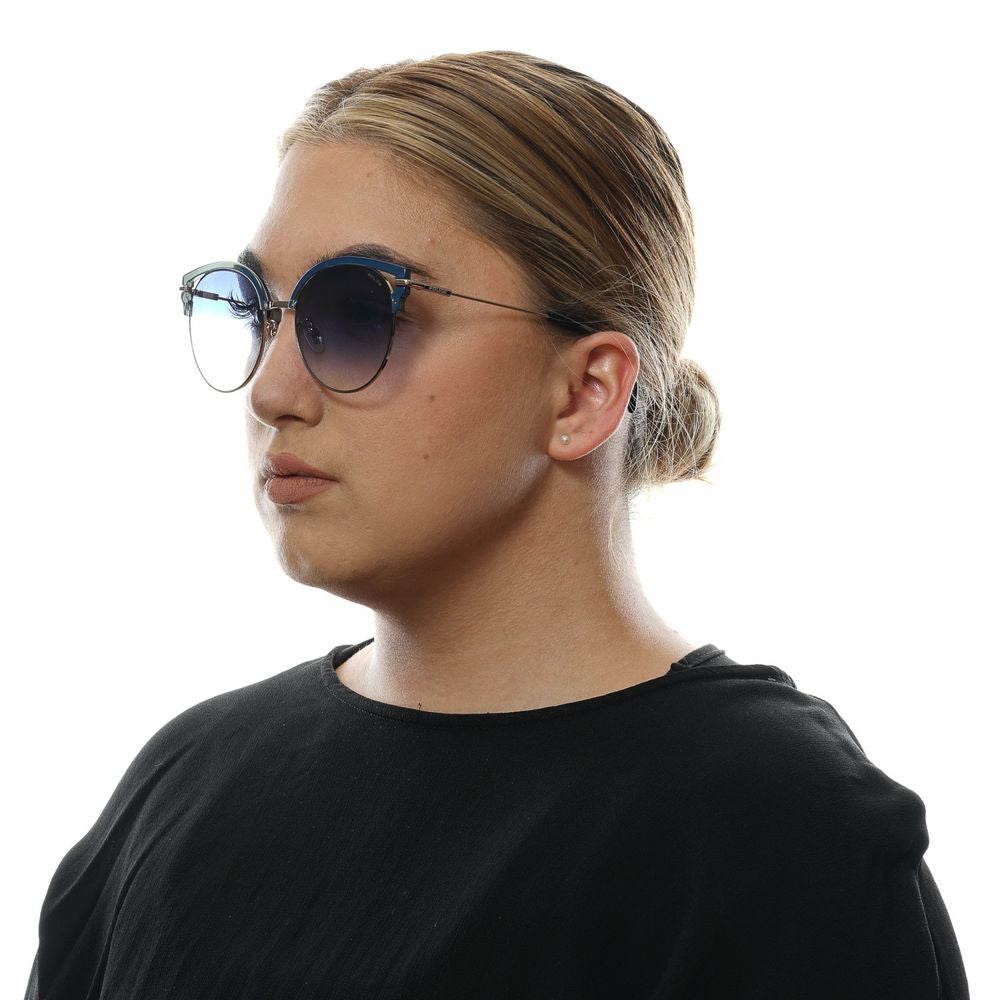 Police Blue Metal & Plastic Sunglasses