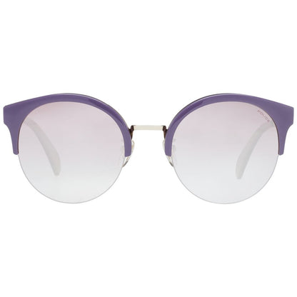 Police Purple Metal Sunglasses