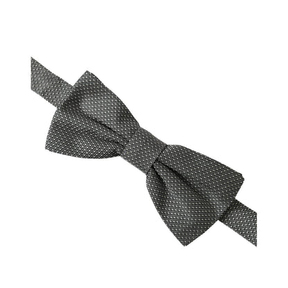 Dolce & Gabbana Gray Silk Patterned Adjustable Neck Men Bow Tie 1728,67345645728,Accessories,Bowties - Ties and Formal Accessories - Accessories,Dolce & Gabbana,Gray,Material: 100% Silk,Men,Men - Accessories,New with tags,Ties & Bowties - Men - Accessorie