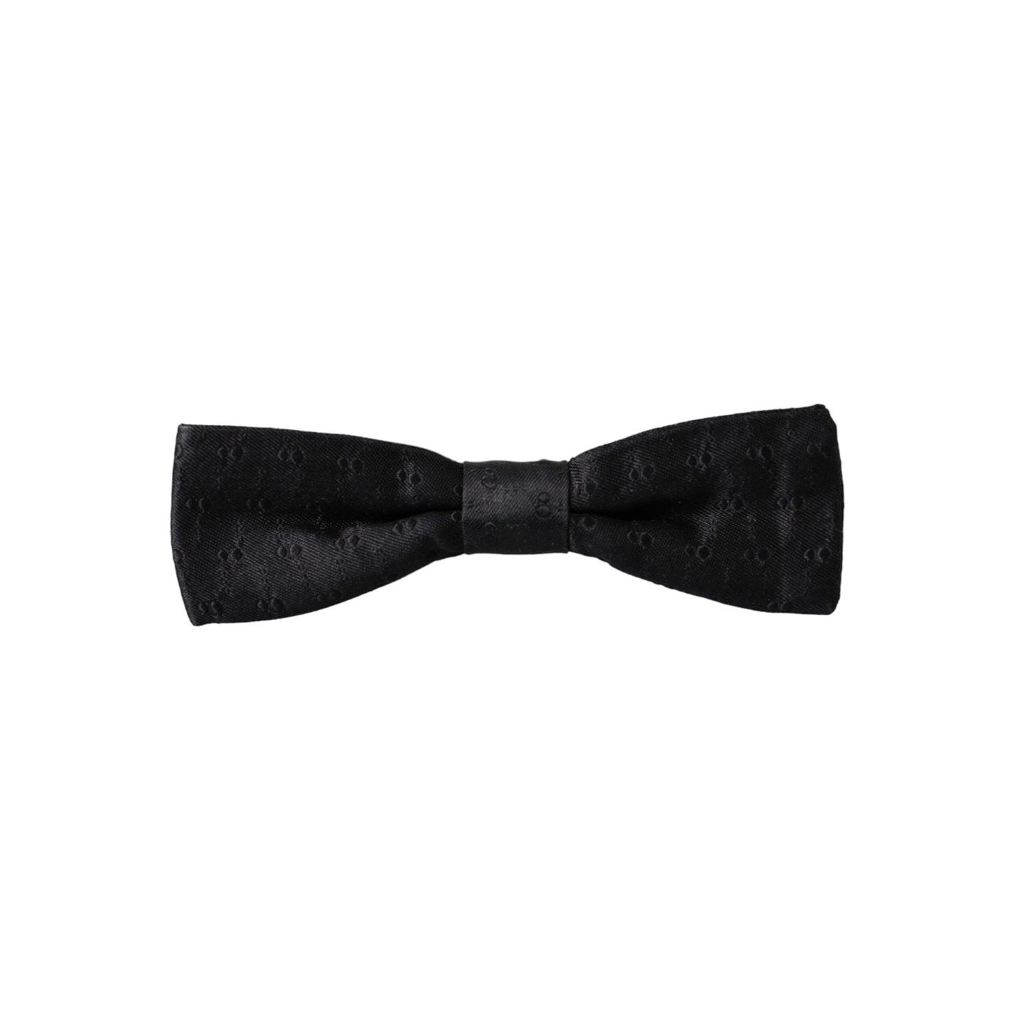 Dolce & Gabbana Black Silk Patterned Adjustable Neck Men Bow Tie 1728,67345645728,Accessories,Black,Bowties - Ties and Formal Accessories - Accessories,Dolce & Gabbana,Material: 100% Silk,Men,Men - Accessories,New with tags,Ties & Bowties - Men - Accessor