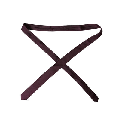 Dolce & Gabbana Bordeaux Solid 100% Silk Adjustable Men Tie 1728,67345645728,Accessories,Bordeaux,Dolce & Gabbana,Material: 100% Silk,Men,Men - Accessories,New with tags,Ties & Bowties - Men - Accessories,Ties - Ties and Formal Accessories - Accessories,T