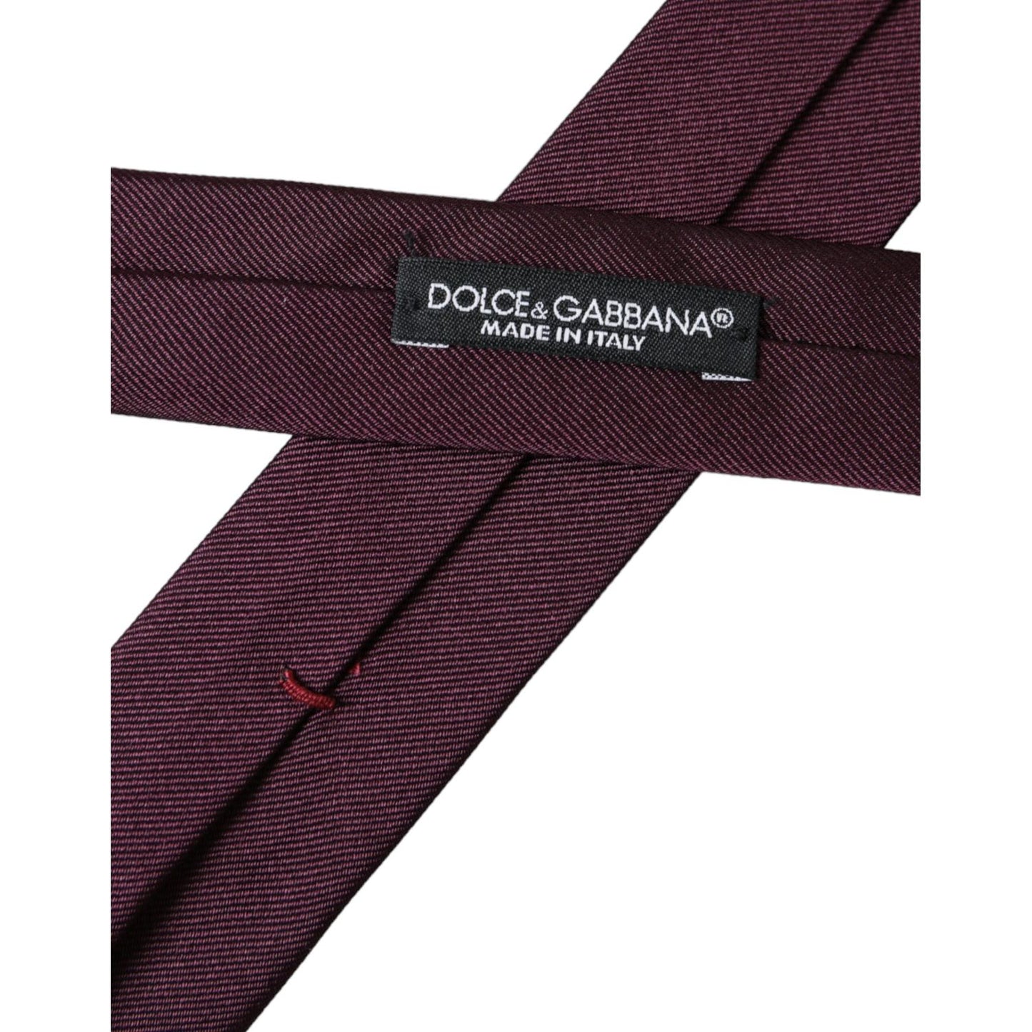 Dolce & Gabbana Bordeaux Solid 100% Silk Adjustable Men Tie 1728,67345645728,Accessories,Bordeaux,Dolce & Gabbana,Material: 100% Silk,Men,Men - Accessories,New with tags,Ties & Bowties - Men - Accessories,Ties - Ties and Formal Accessories - Accessories,T