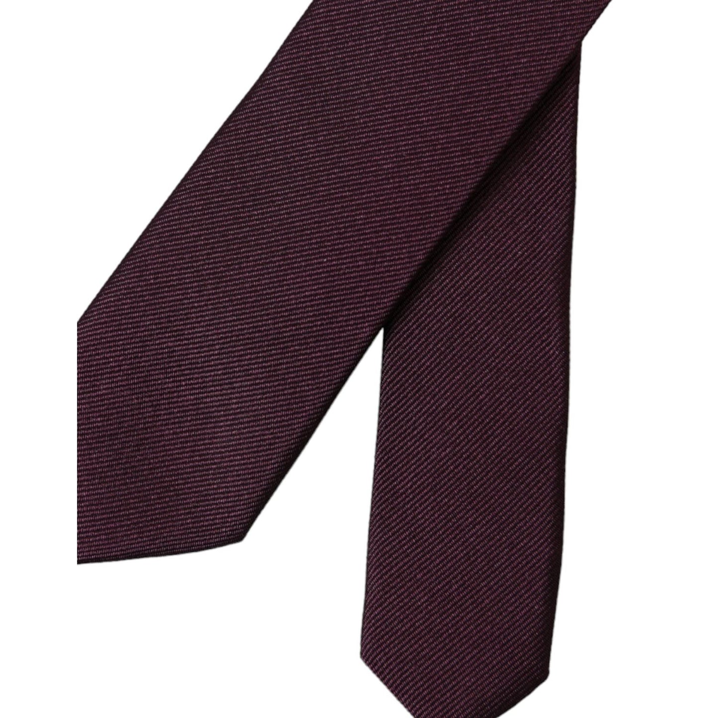 Dolce & Gabbana Bordeaux Solid 100% Silk Adjustable Men Tie 1728,67345645728,Accessories,Bordeaux,Dolce & Gabbana,Material: 100% Silk,Men,Men - Accessories,New with tags,Ties & Bowties - Men - Accessories,Ties - Ties and Formal Accessories - Accessories,T