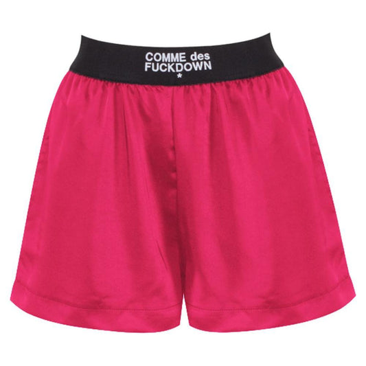 Comme Des Fuckdown Fuchsia Polyester Short CO-13541-S