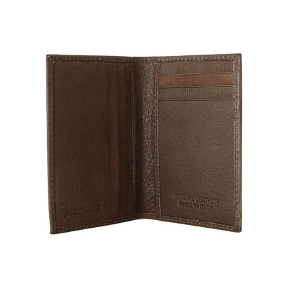 Billionaire Italian Couture Brown Leather Bifold Wallet Wallet