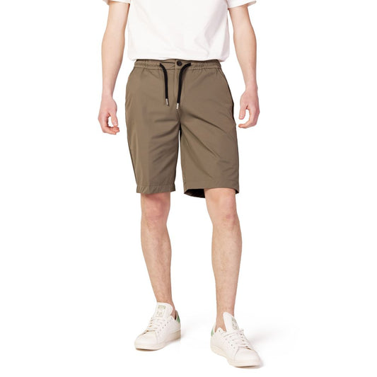 Suns Green Nylon Bermuda Shorts Suns