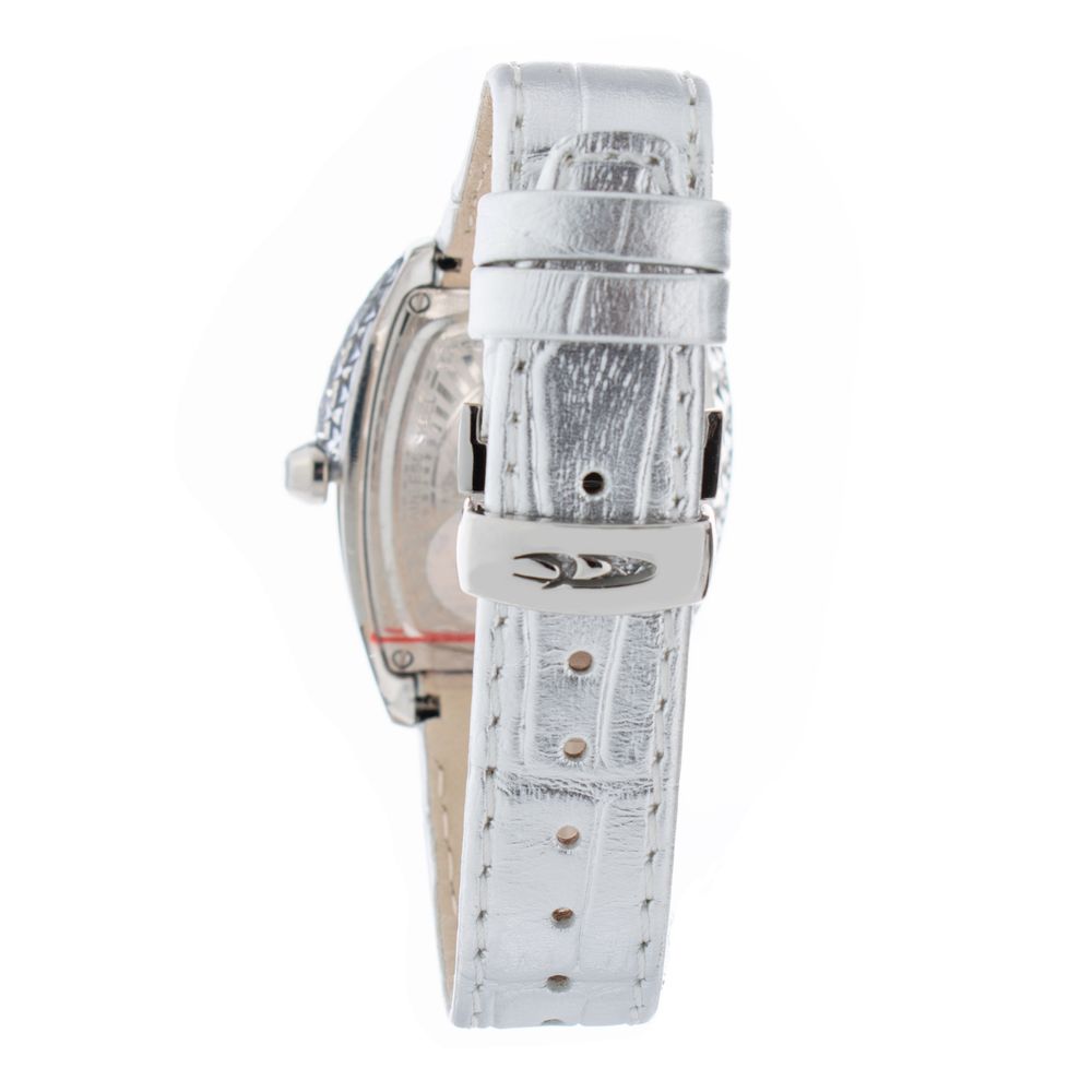 Chronotech Silver Leather Dress Watch 1728,67434610848,Accessories,Chronotech,Dress Watches - Watches - Accessories,New with tags,Silver,Watches - Accessories,Women