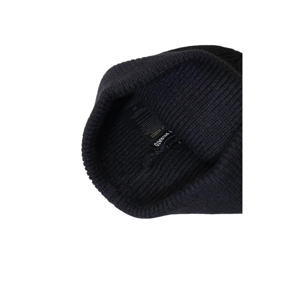 Antony Morato Black Wool Cap (Baseball Hat) 1728,71956299936,Accessories,Antony Morato,Black,Caps (Baseball Hat) - Hats - Accessories,Hats & Caps - Men - Accessories,Hats - Accessories,Men,Men - Accessories,New with tags,UNI