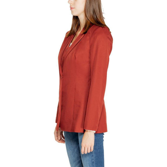 Vero Moda Red Polyester Blazer VE-14932600141-IT38|XS