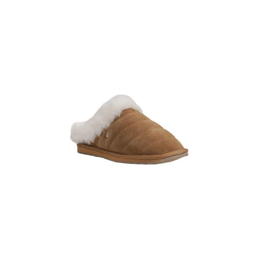 EMU Australia Brown Suede Leather Slipper EM-15673800140-EU37/US7