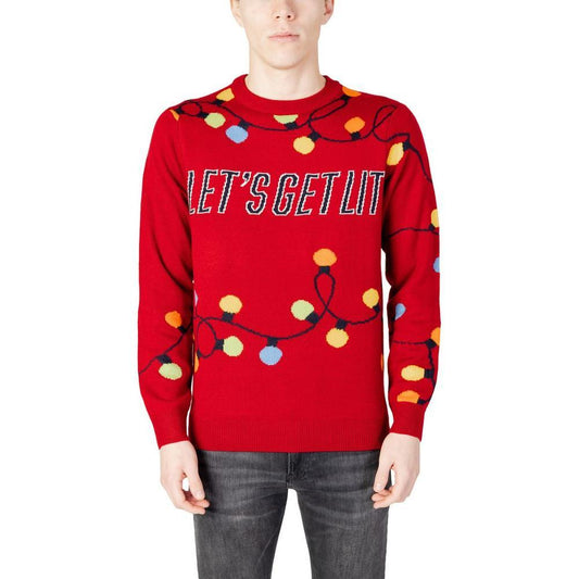 Only & Sons Red Marabou Sweater ON-11467400146-IT44 | S